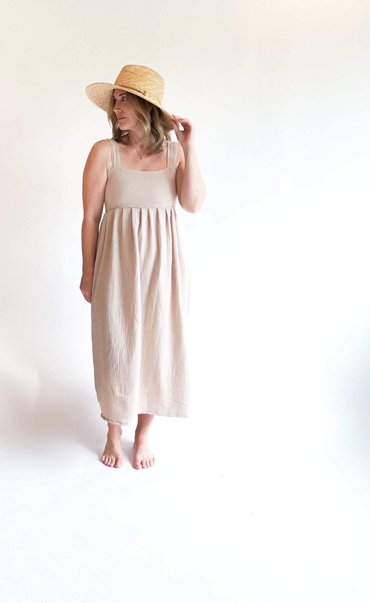 Ladies Gauze Maxi Dress