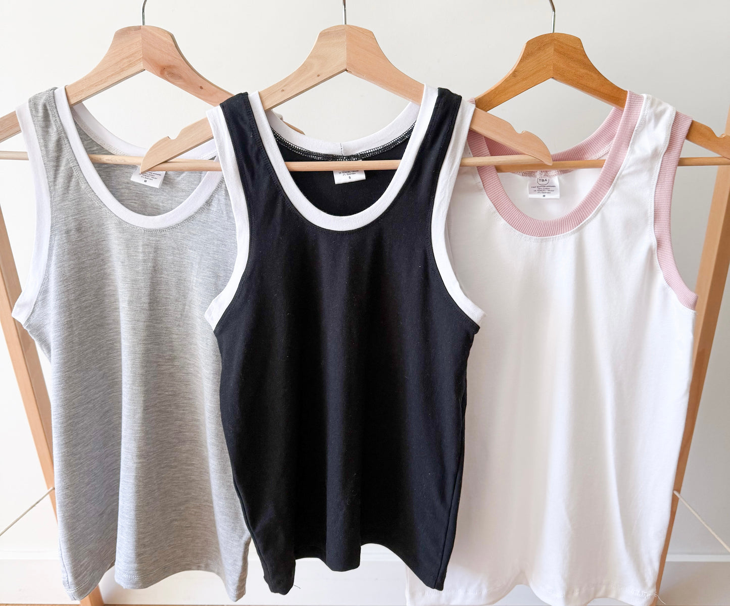 Color Block fitted tank