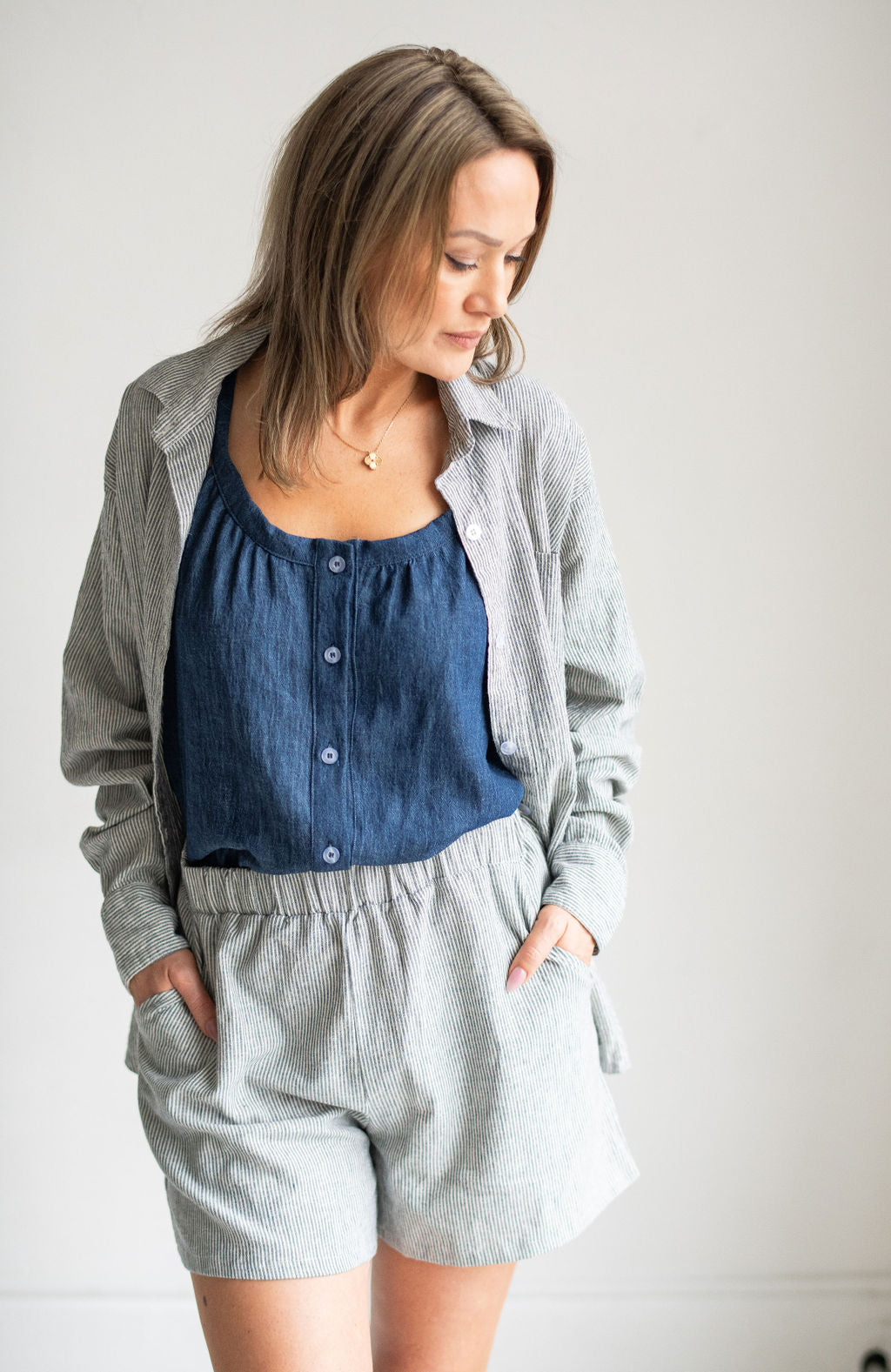 Ladies Button Down Shirt