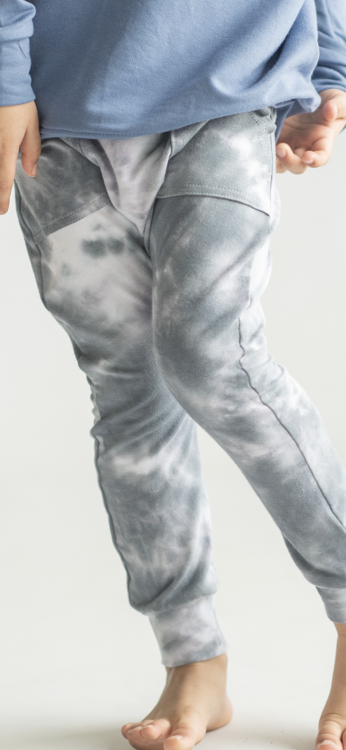 Grey tie dye jersey