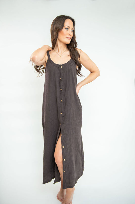 Ladies Button Down Dress