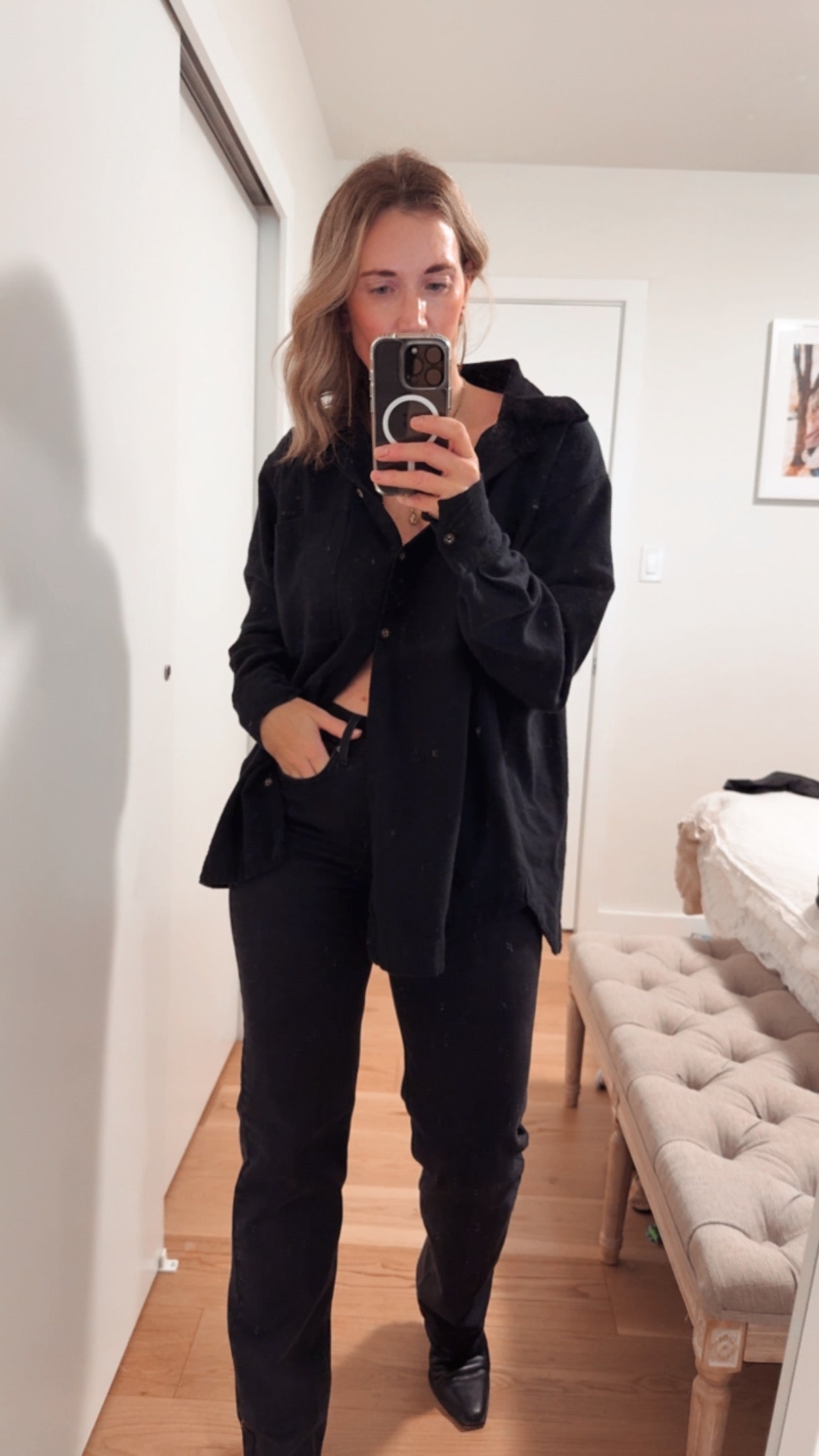 Ladies Button Down Shirt