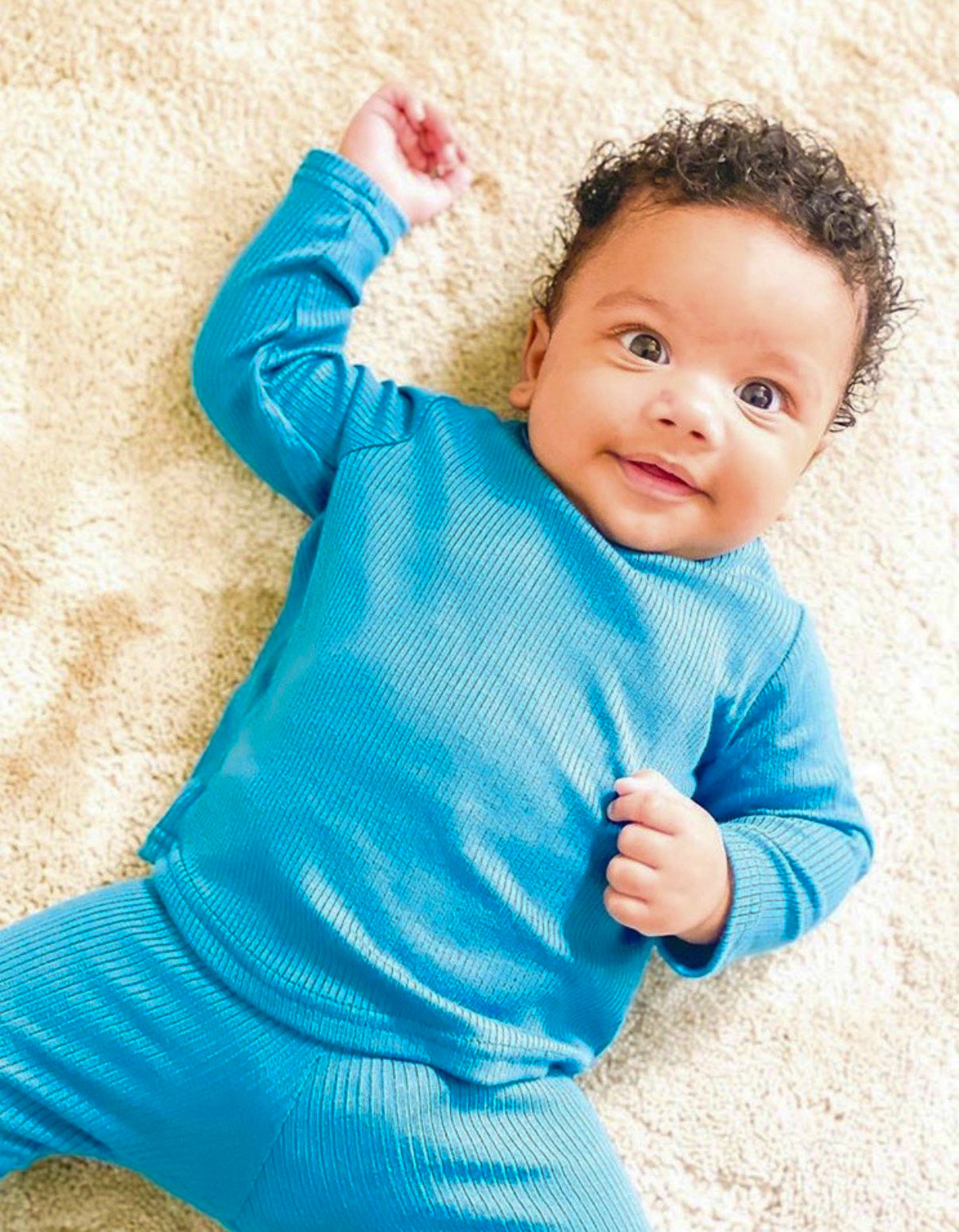 Kids Ribbed Lounge Set