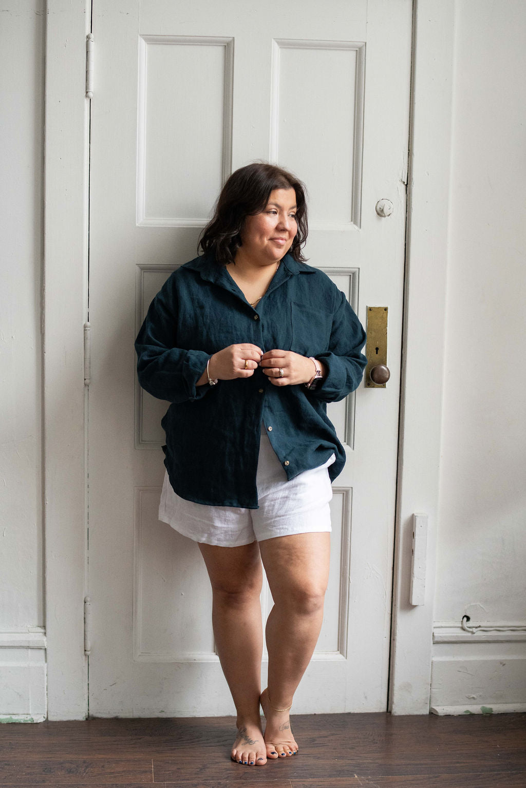 Lola Linen Button Down Shirt
