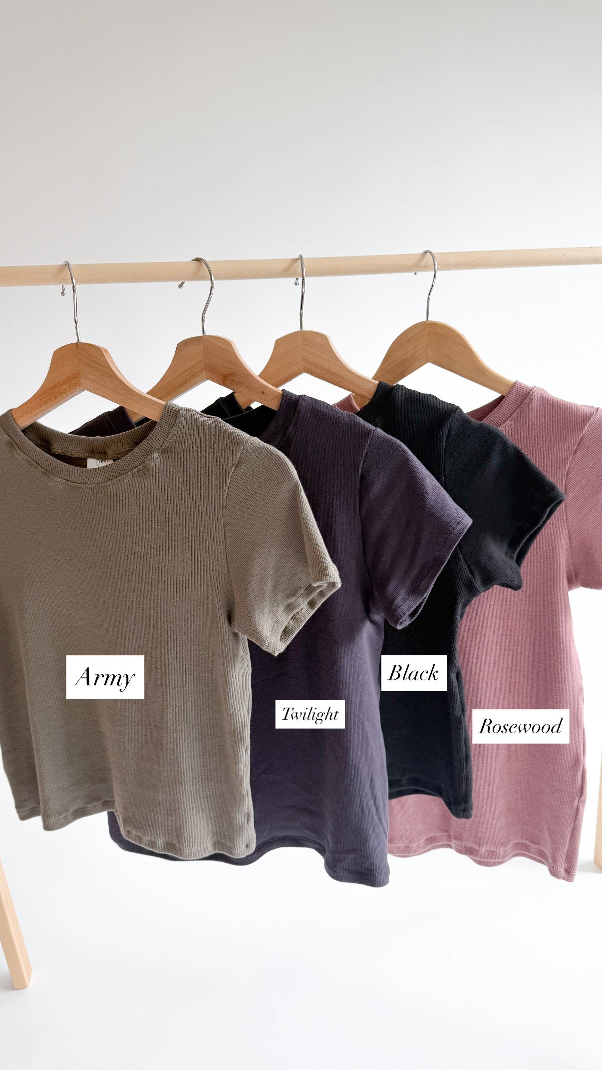Ladies Ribbed T Shirt