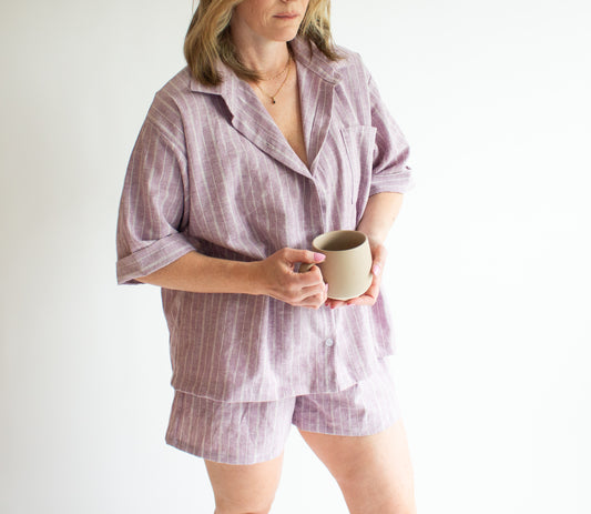 Ladies Classic Short Set Pajamas