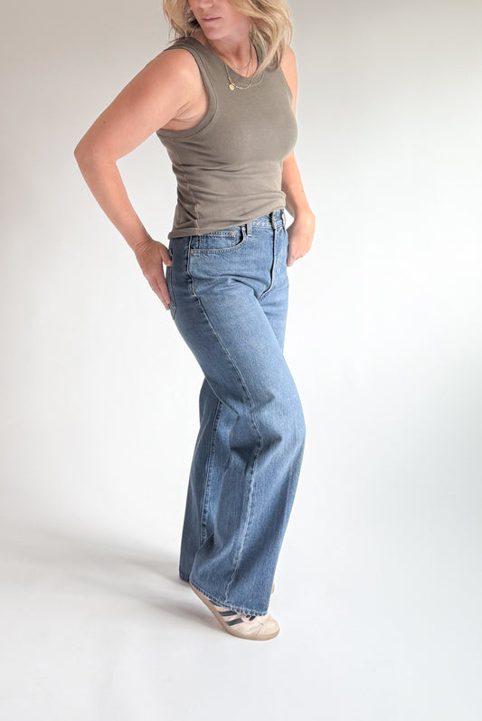 Ladies Ribbed tank