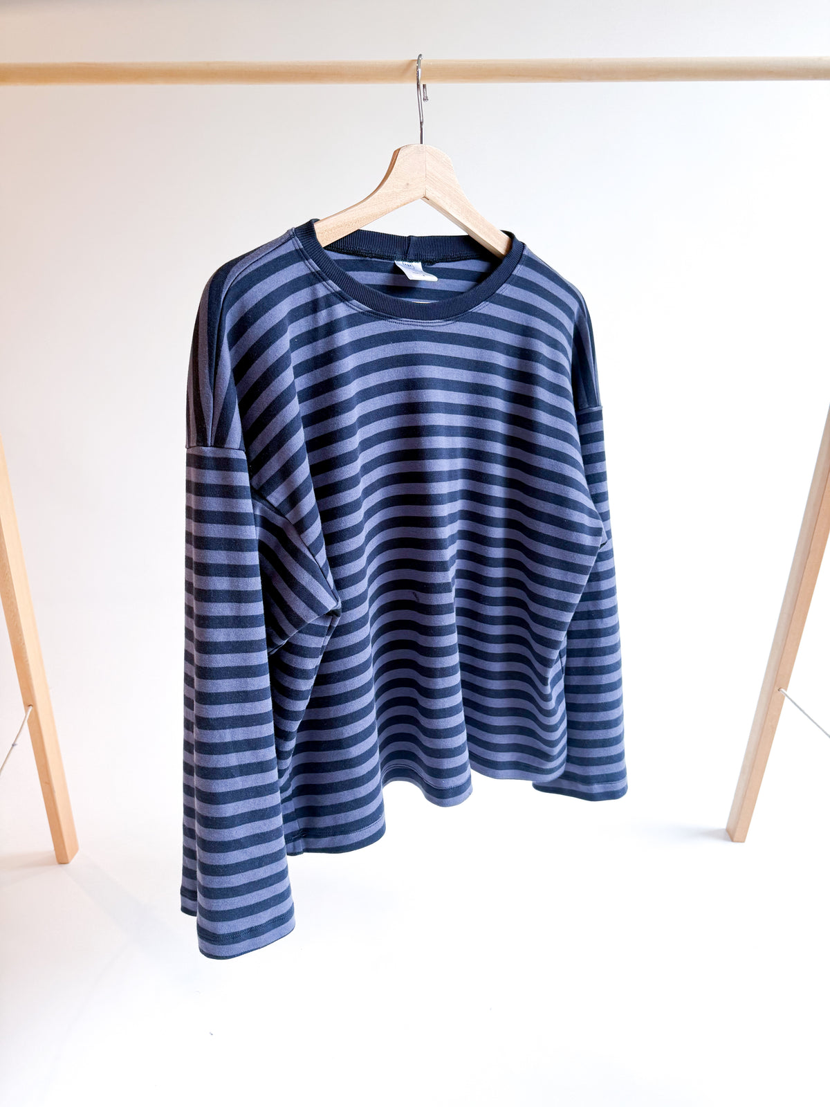 Ladies Stripe Essential Long Sleeve