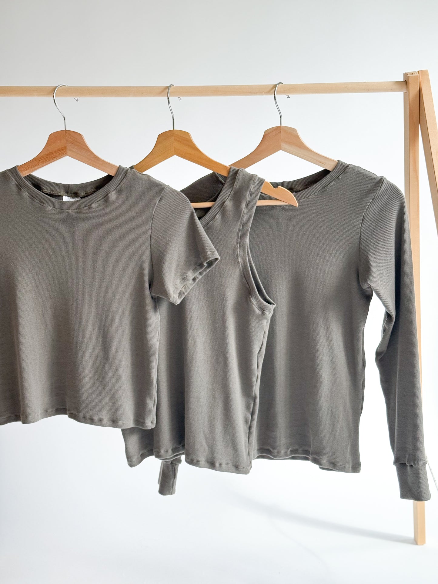 Ladies Ribbed Long Sleeve