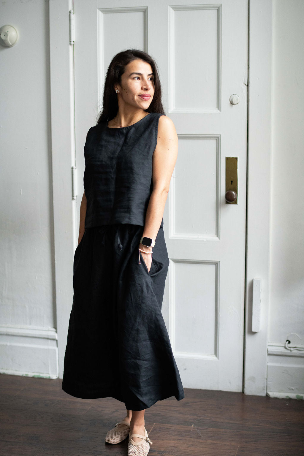 Charlotte Linen Skirt