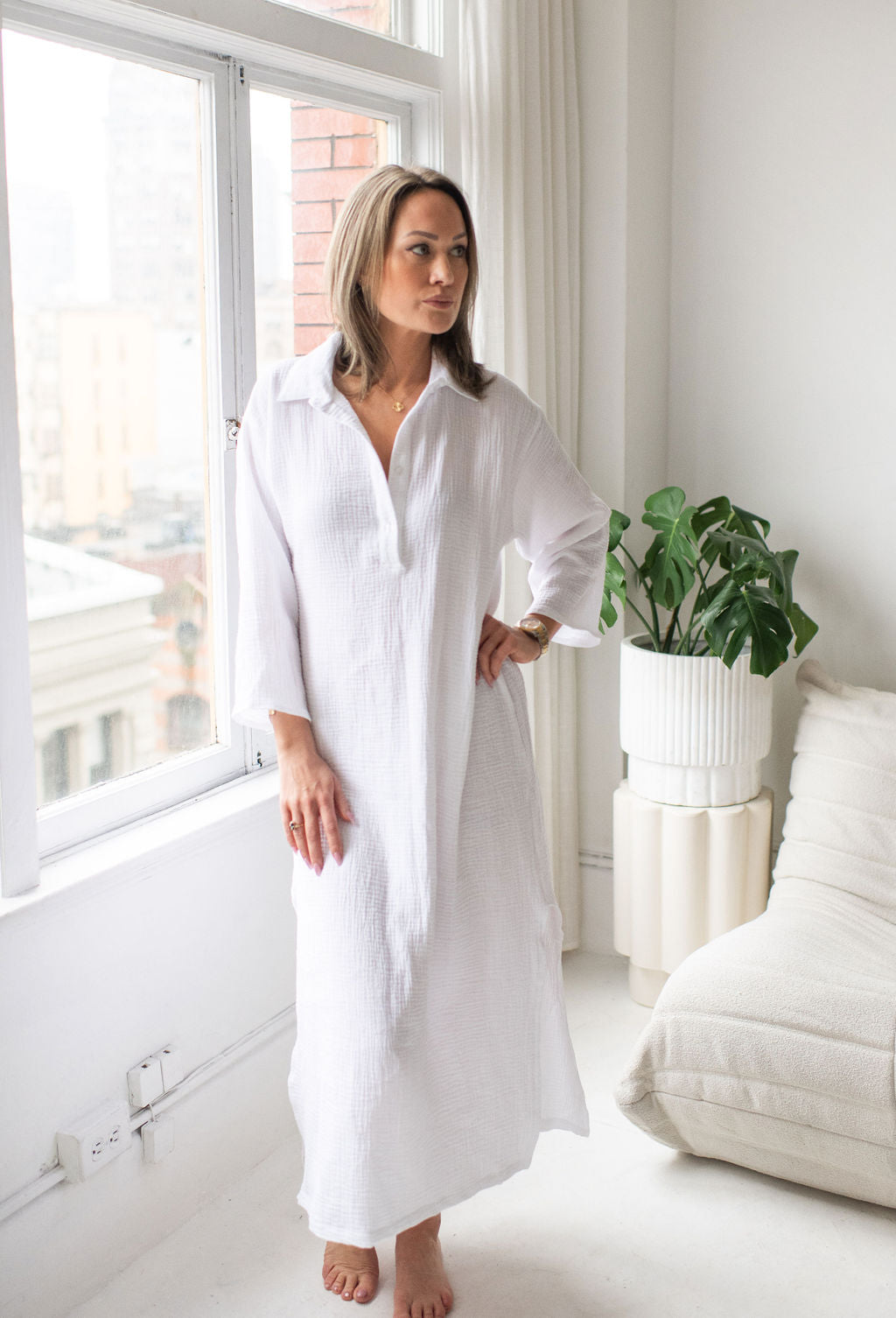 Gauze Day Dress