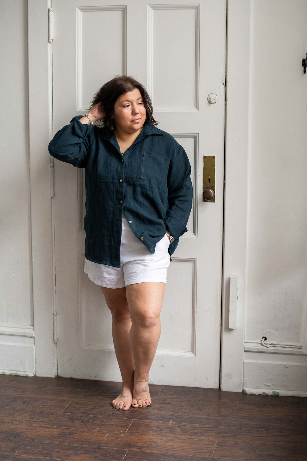Lola Linen Button Down Shirt