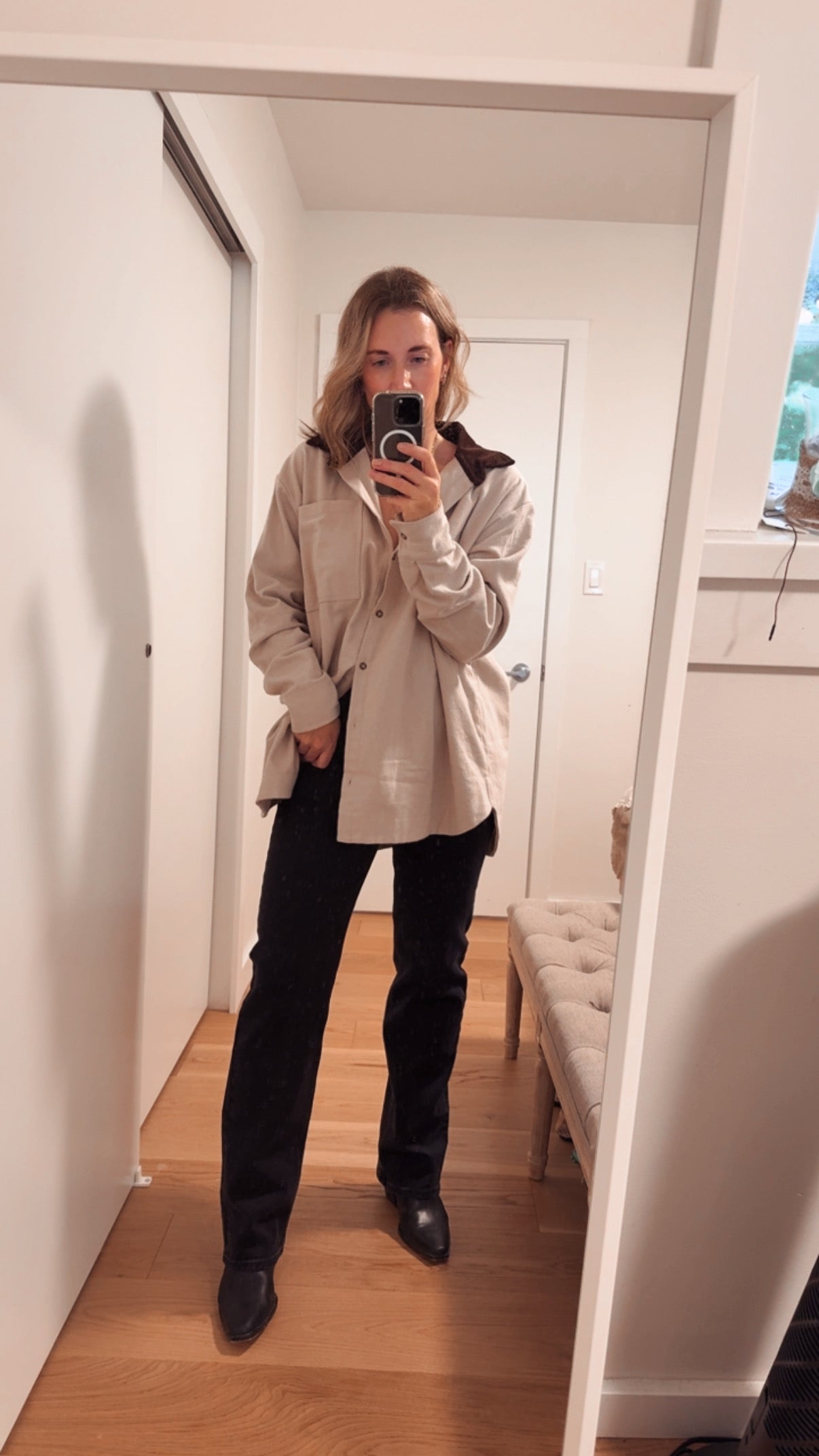 Ladies Button Down Shirt