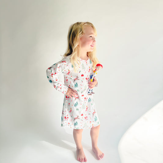 Kids Holiday Lounge Dress