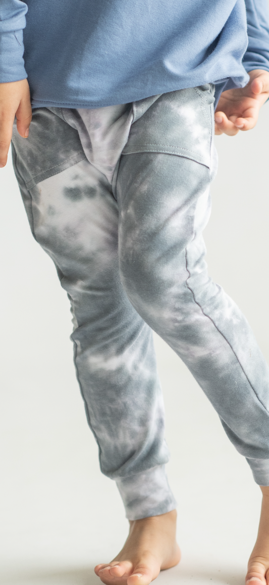 Grey tie dye jersey