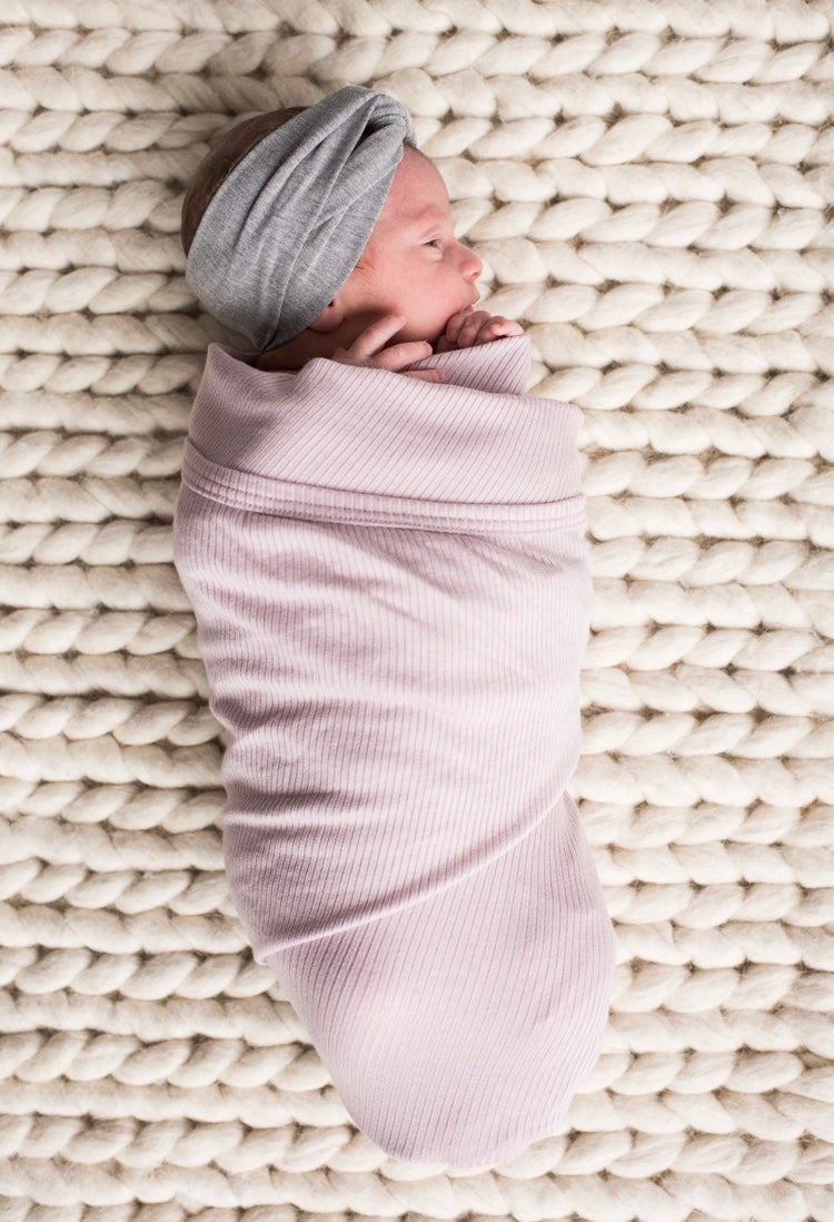 Ribbed baby blanket